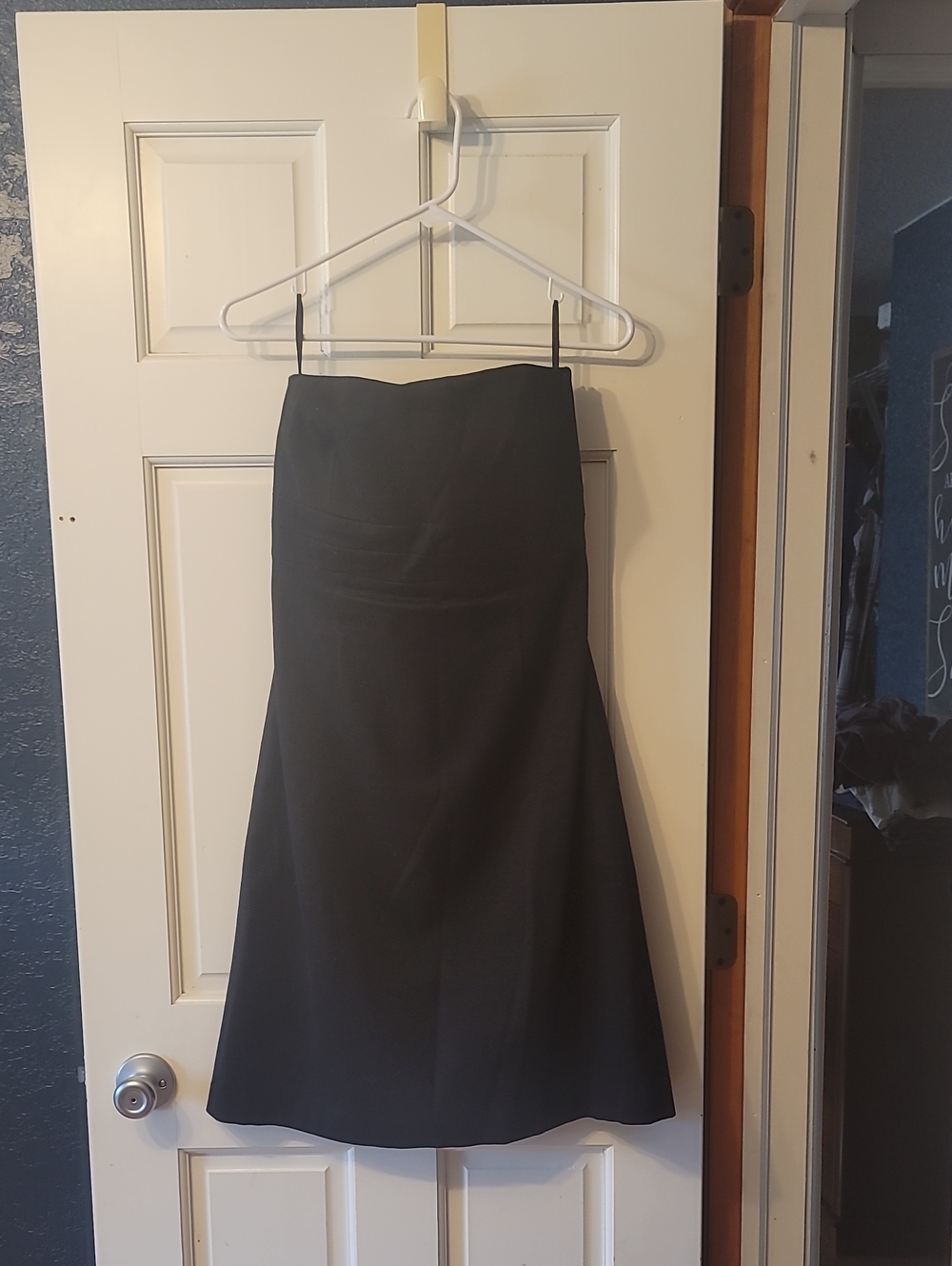 Banana Republic Black A-Line Strapless Skirt